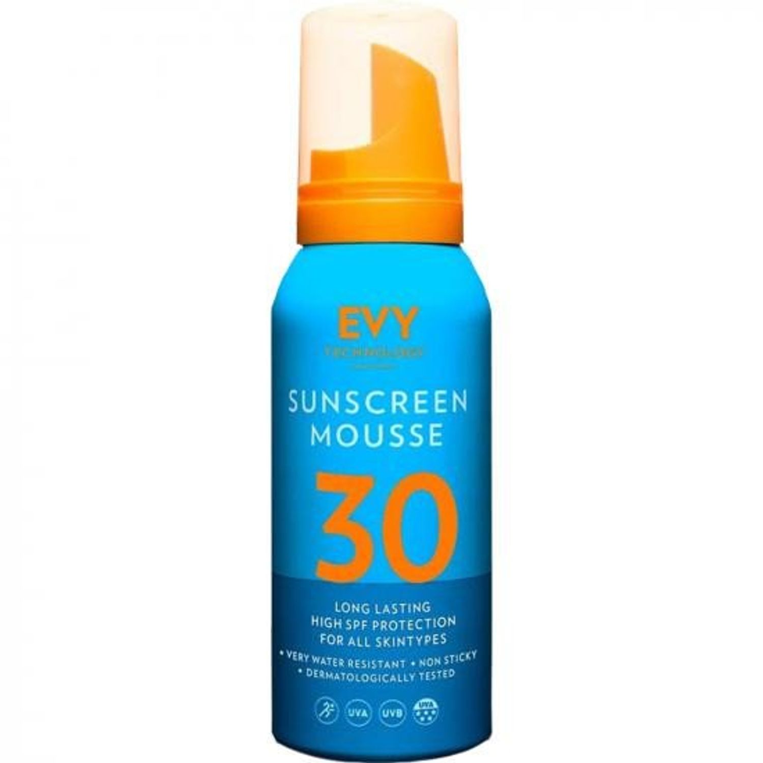 Spuma de fata si corp Unisex Evy Technology SPF 30,  150 ml Spuma de fata si corp Unisex Evy Technology SPF 30,150 ml fotografia produsului