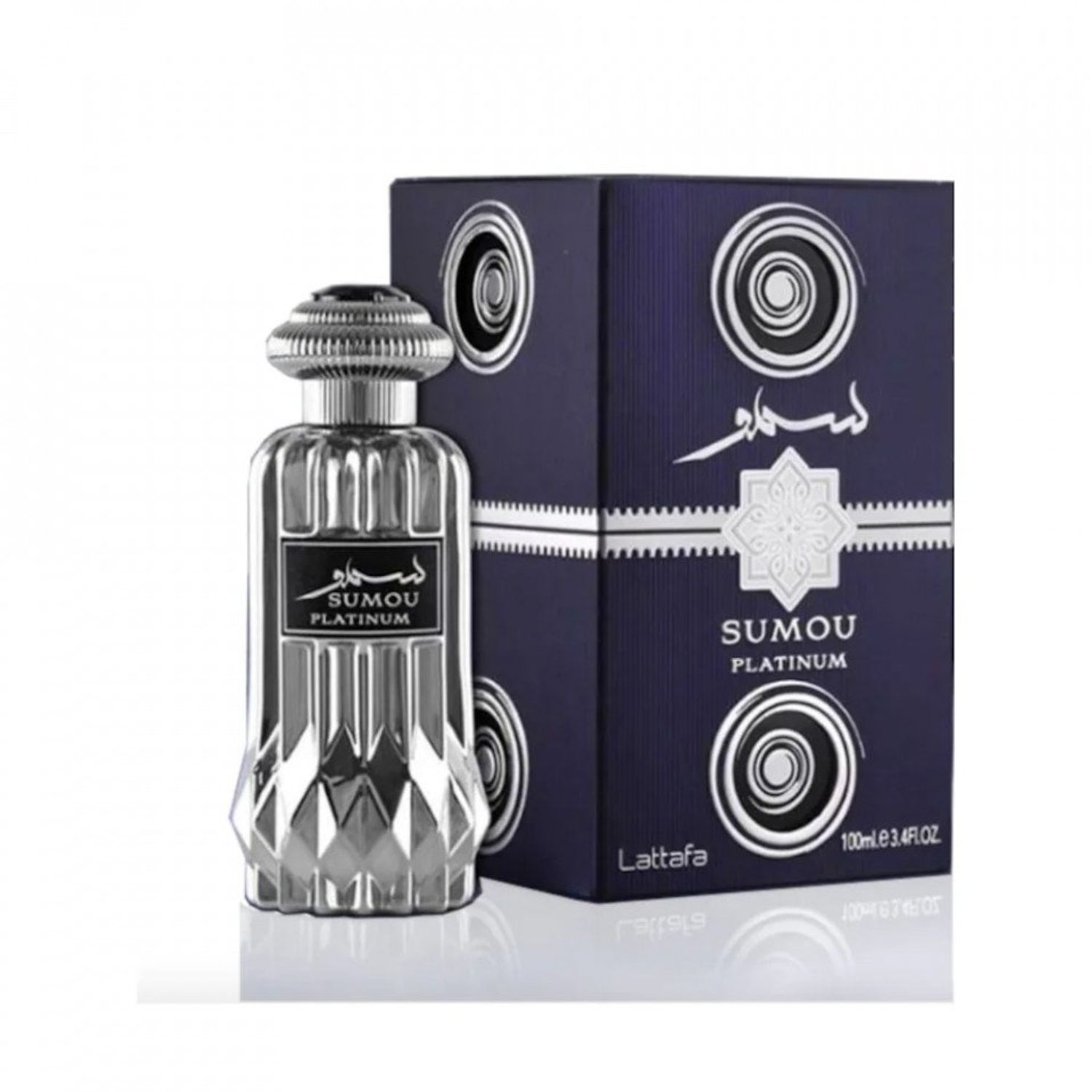 Apa de parfum Lattafa Sumou Silver, 100 ml, pentru barbati фото продукта
