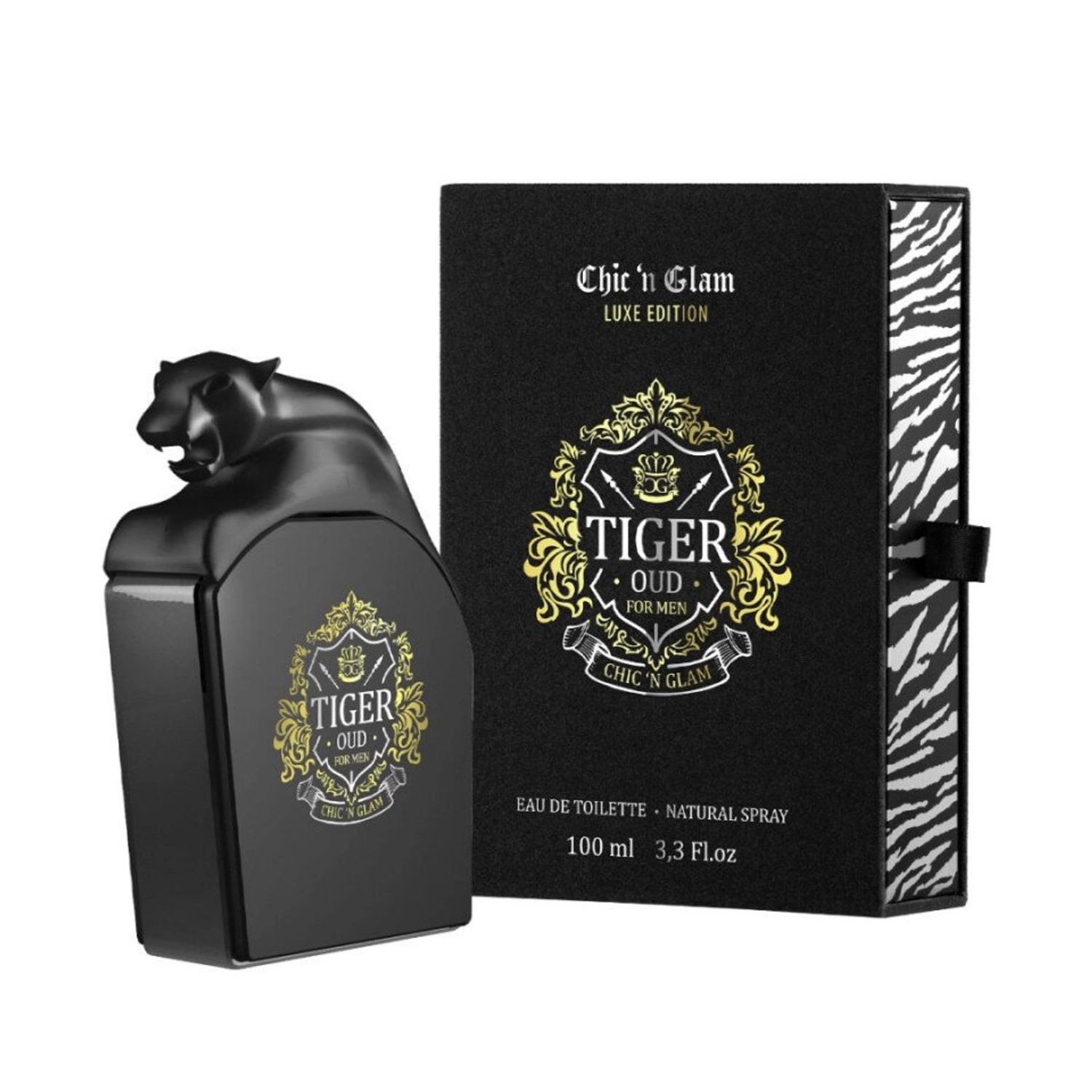 Chic'n Glam Tiger Oud for Men, Apa de Parfum, 100ml fotografia produsului