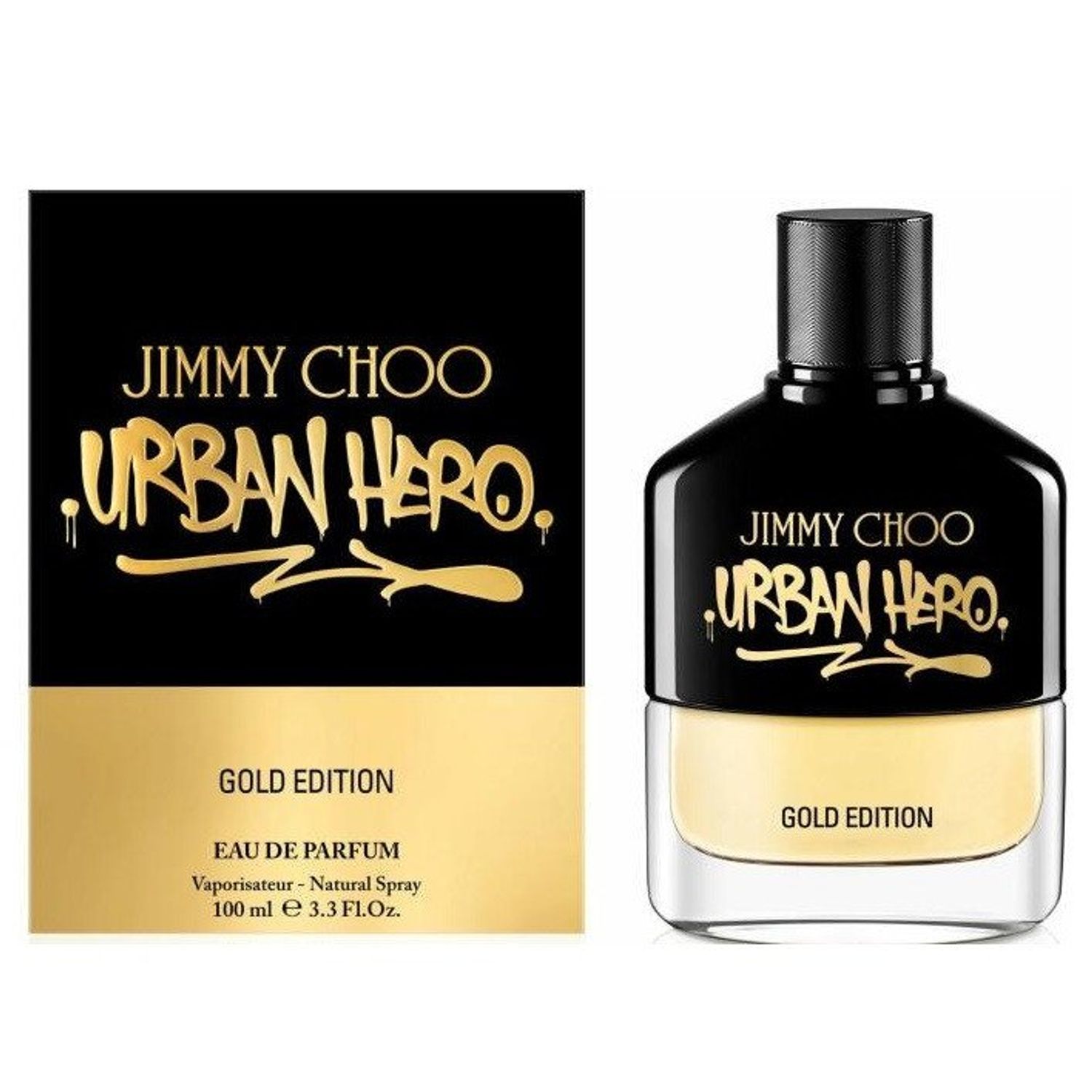 Apa de parfum Jimmy Choo Urban Hero Gold Edition, 100 ml, pentru barbati fotografia produsului