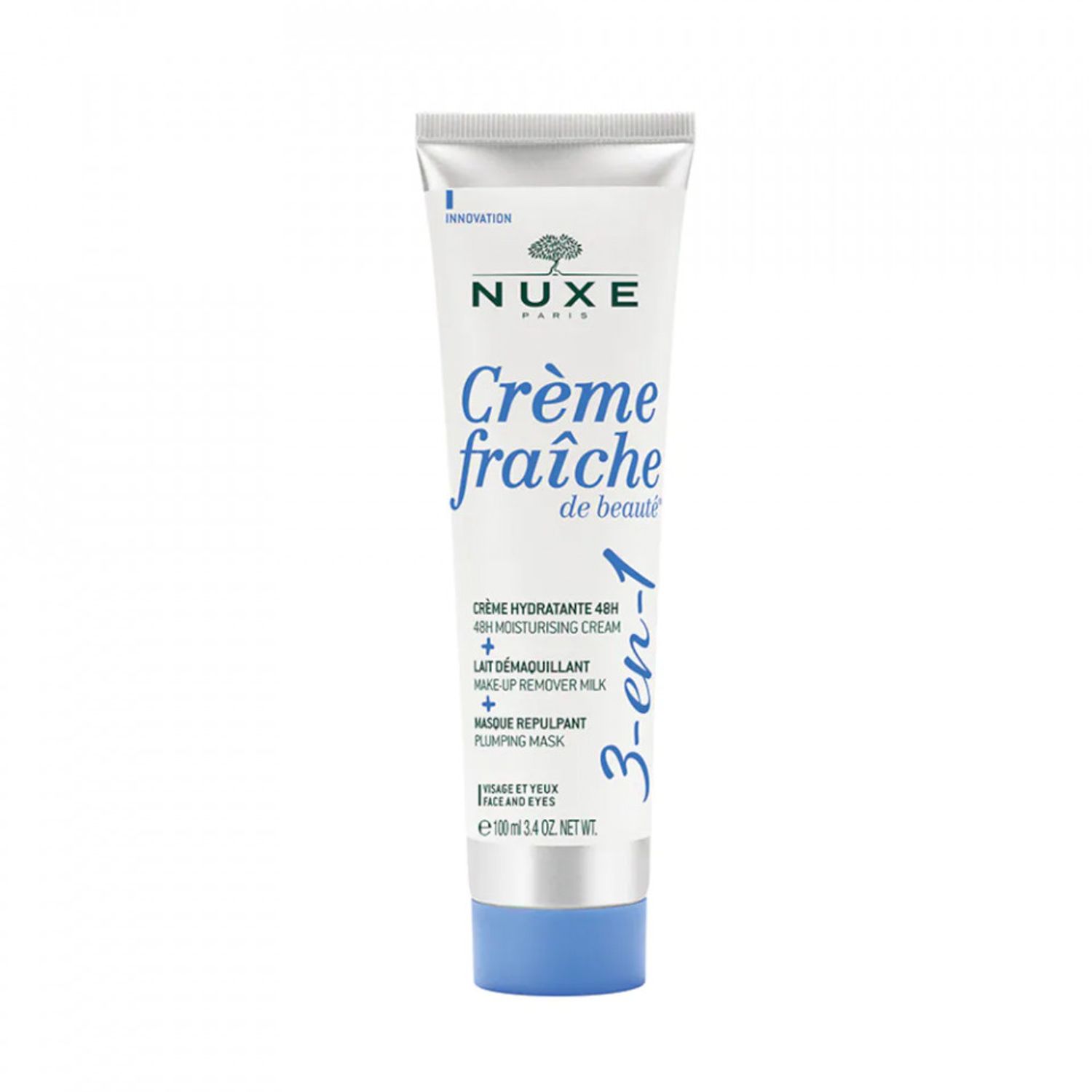 Crema de fata Nuxe Fraiche 3In1 Face Cream, Cleanser & Mask, 100 Ml fotografia produsului