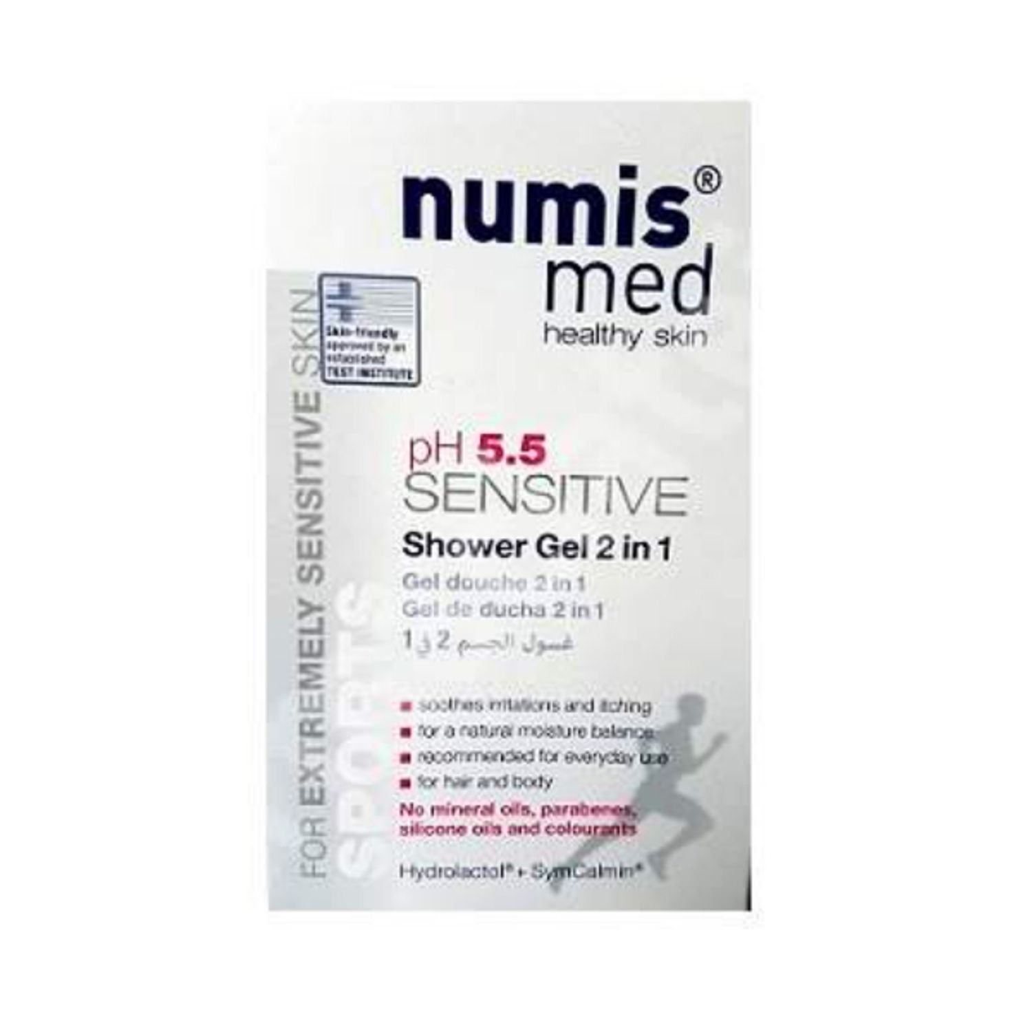 Gel de dus sensitiv, Ph 5.5, 200ml, Numis Med fotografia produsului