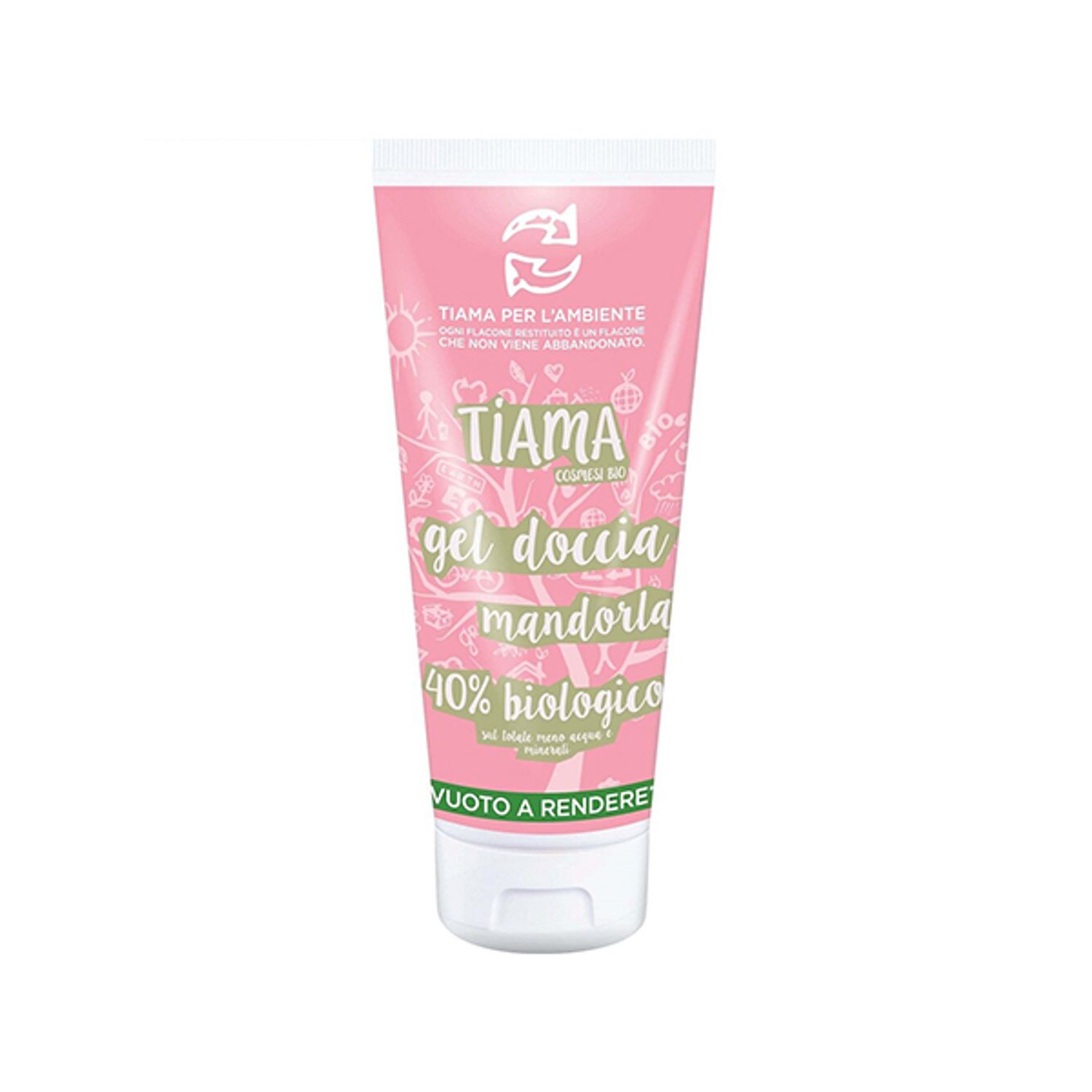 Gel de dus cu migdale, BIO, 200ml, Tiama fotografia produsului