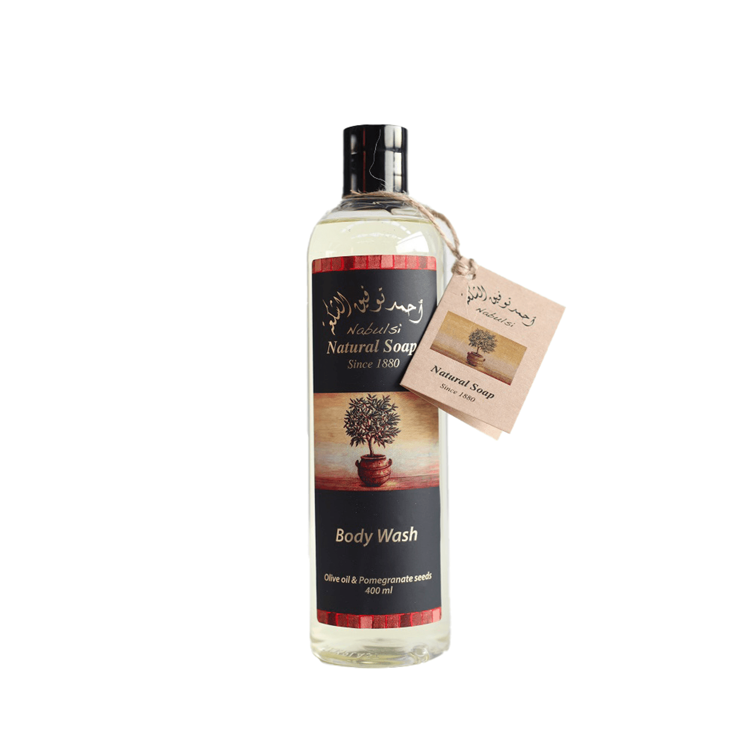 Gel de dus, cu rodie, 400ml, Nabulsi fotografia produsului