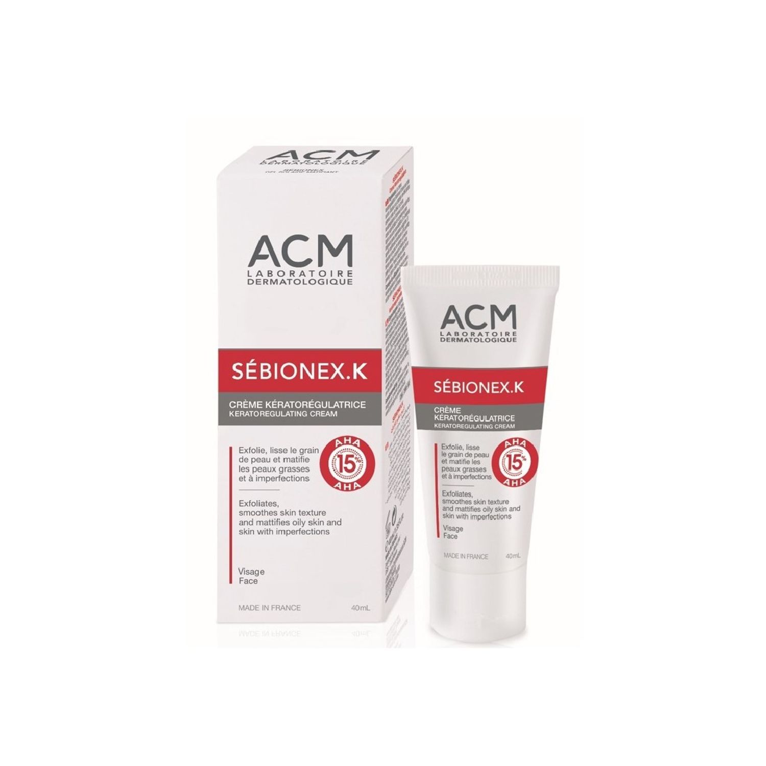 Crema antiacnee Sebionex Trio, 40ml, ACM fotografia produsului