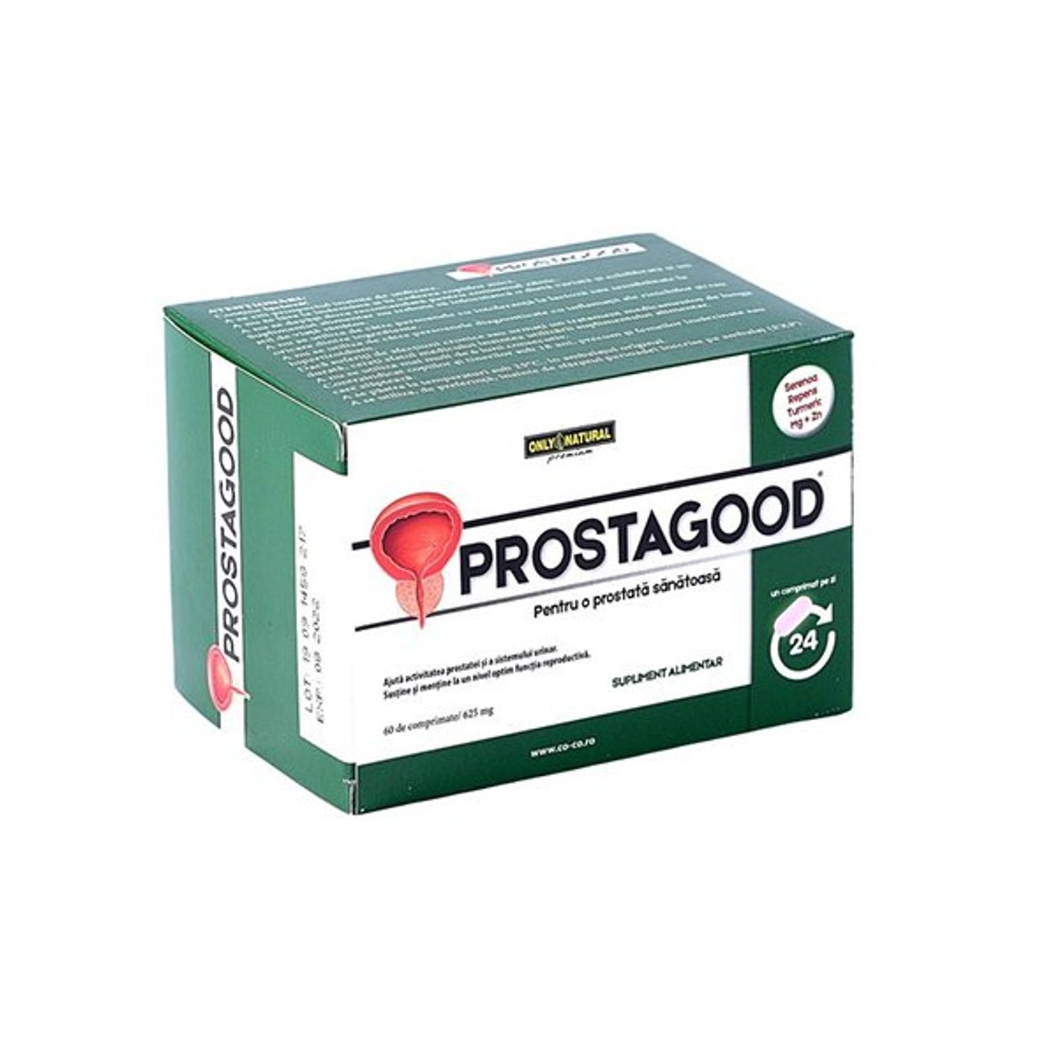 Prostagood, 60comprimate, 625mg, Only Natural fotografia produsului