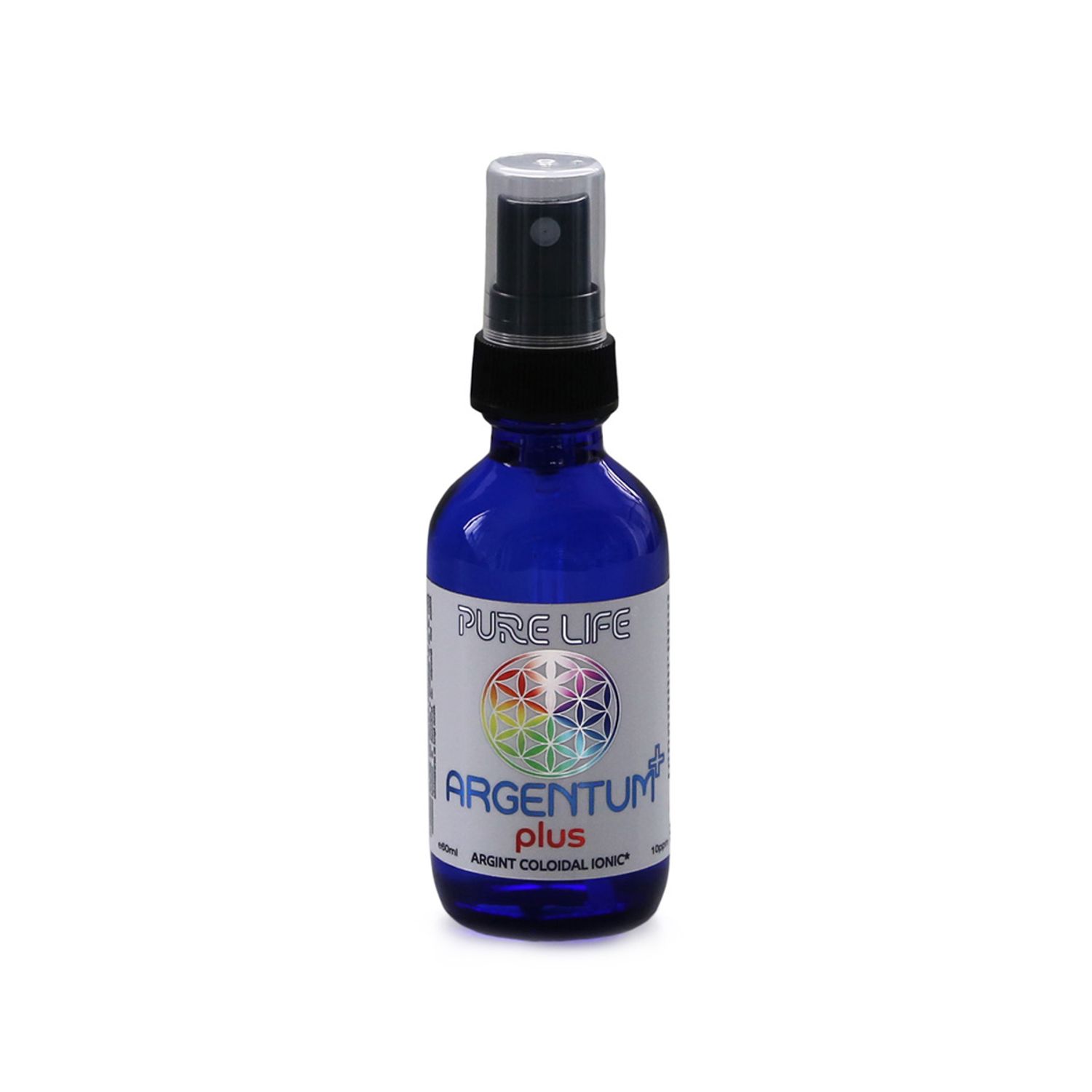 ARGENTUM+plus, 10ppm, 60ml, pulverizator, Pure Life fotografia produsului