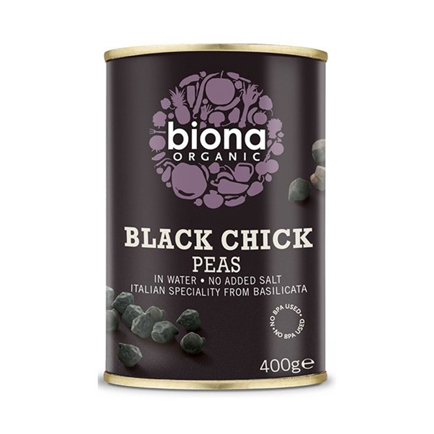 Naut negru la conserva, BIO, 400g, Biona Organic fotografia produsului