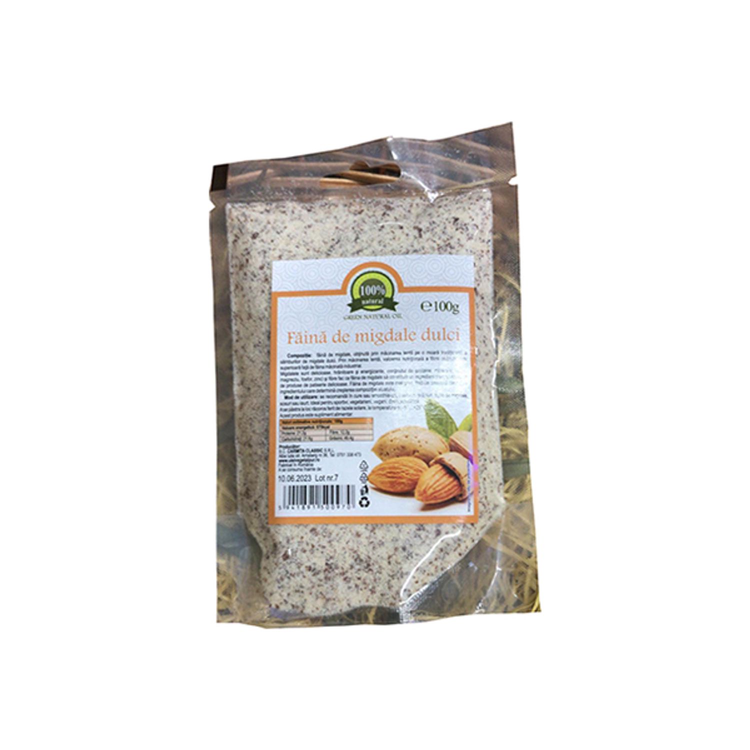 Faina migdale, 100gr, Carmita fotografia produsului