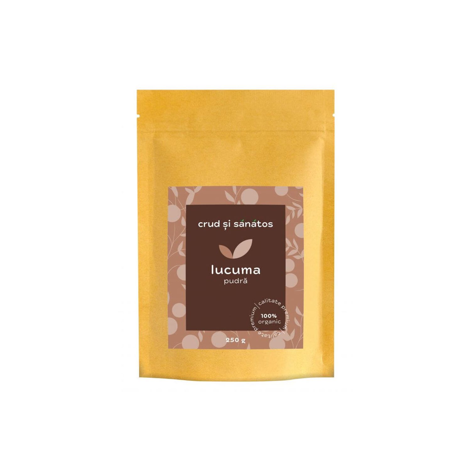 Lucuma pudra organic, 250g, Crud si sanatos fotografia produsului