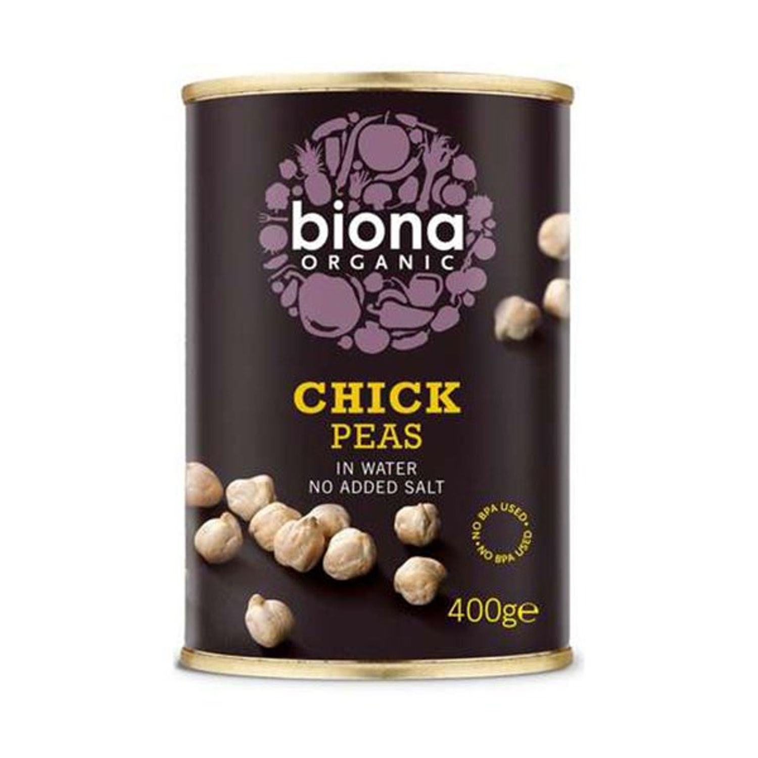 Naut la conserva, BIO, 400g, Biona Organic fotografia produsului
