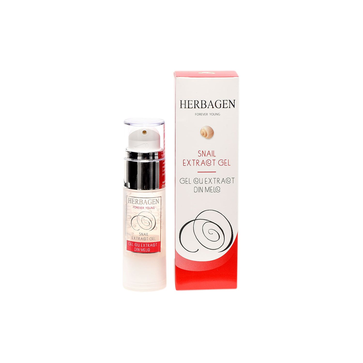 Gel cu extract din melc, 30ml, Herbagen fotografia produsului