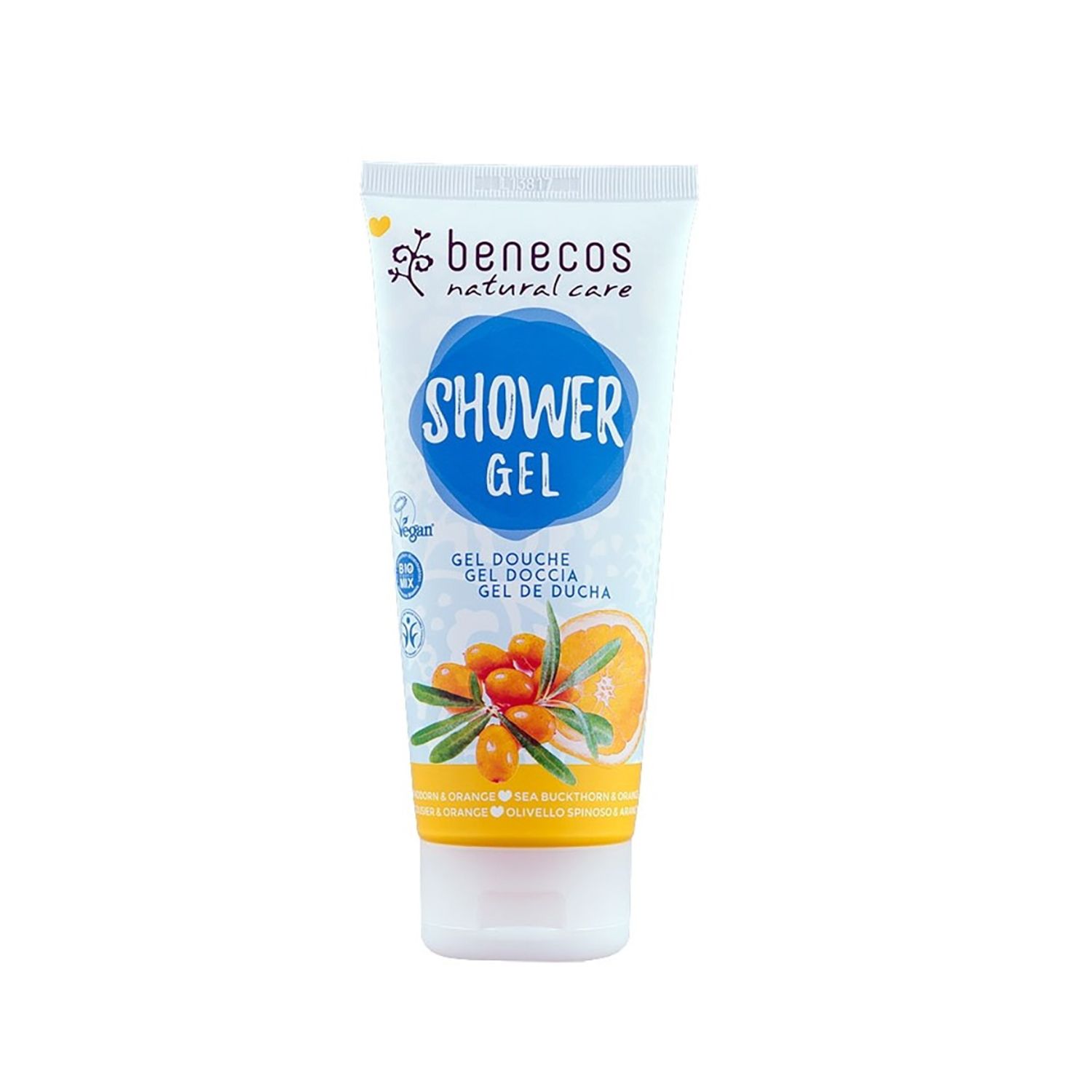 Gel de dus catina si portocale, 200 ml - Benecos fotografia produsului