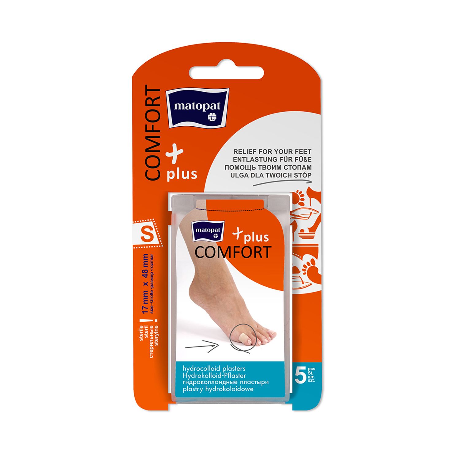 Comfort plus Plasturi sterili, small, 17x48mm, A5, Matopat fotografia produsului