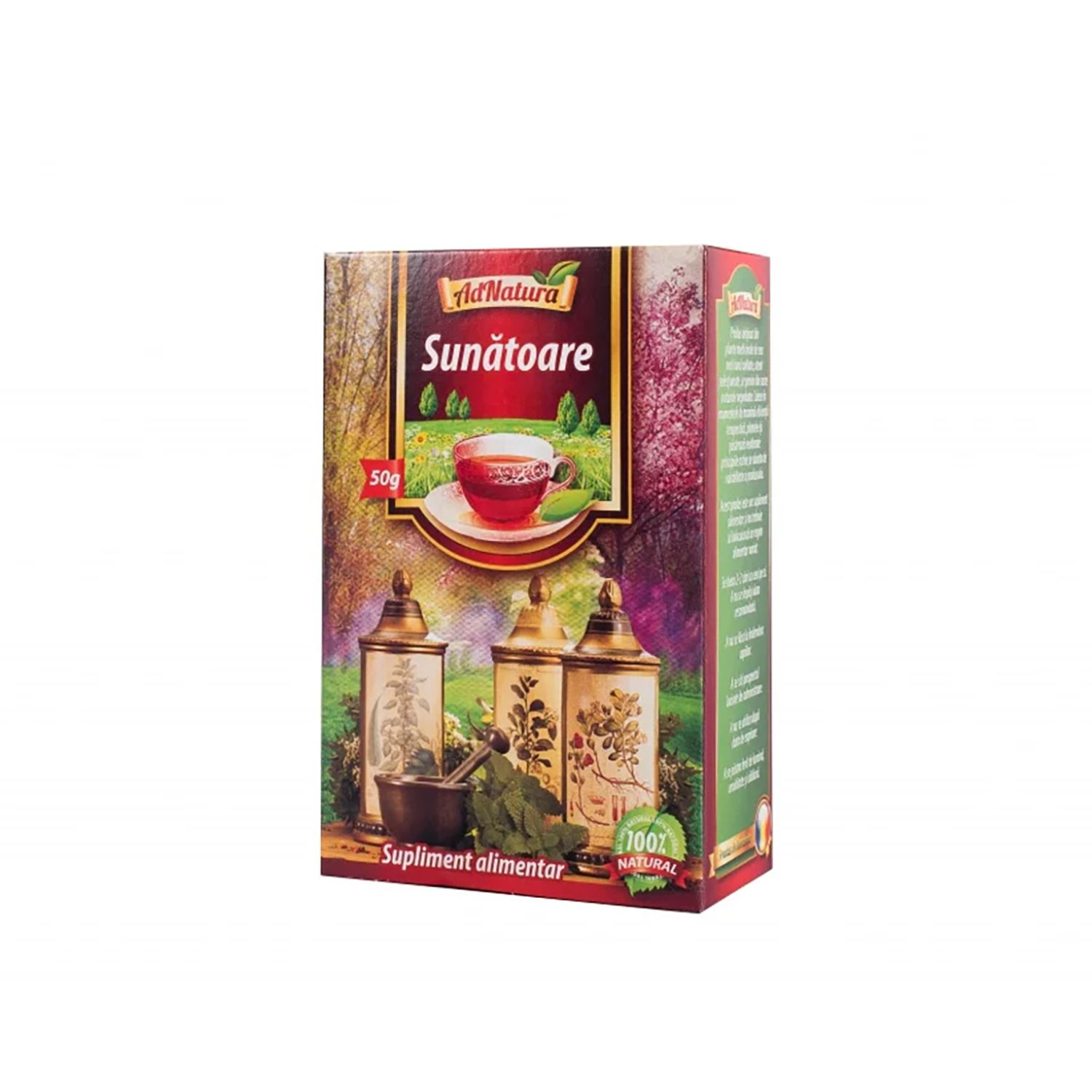 Ceai Sunatoare, 50gr, Adnatura fotografia produsului
