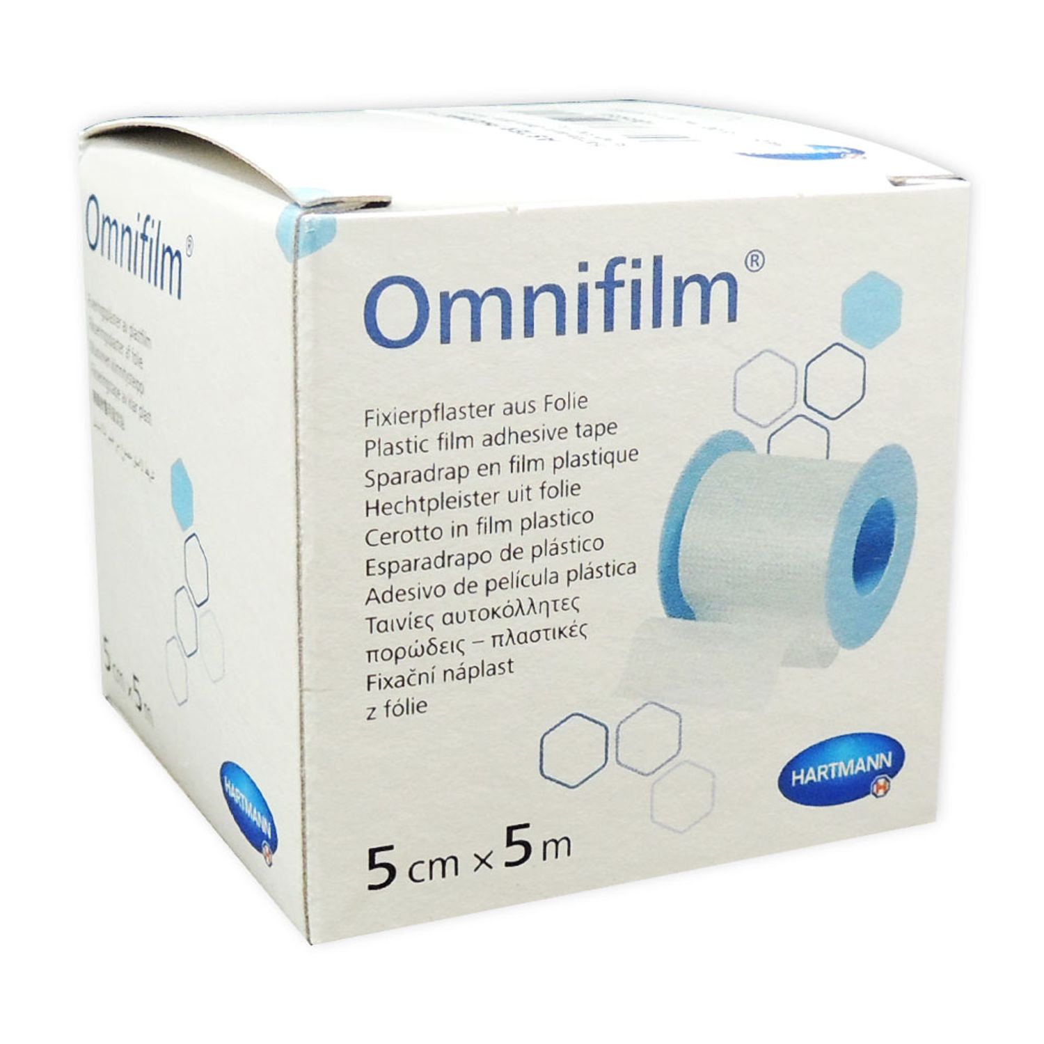 Plasture adeziv Omnifilm, 5cm x 5m, Hartmann fotografia produsului