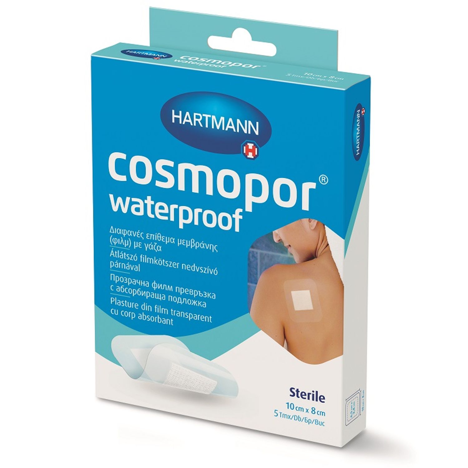 Plasture waterproof Cosmopor E, 10cm x 8cm, 5 buc, Hartmann fotografia produsului