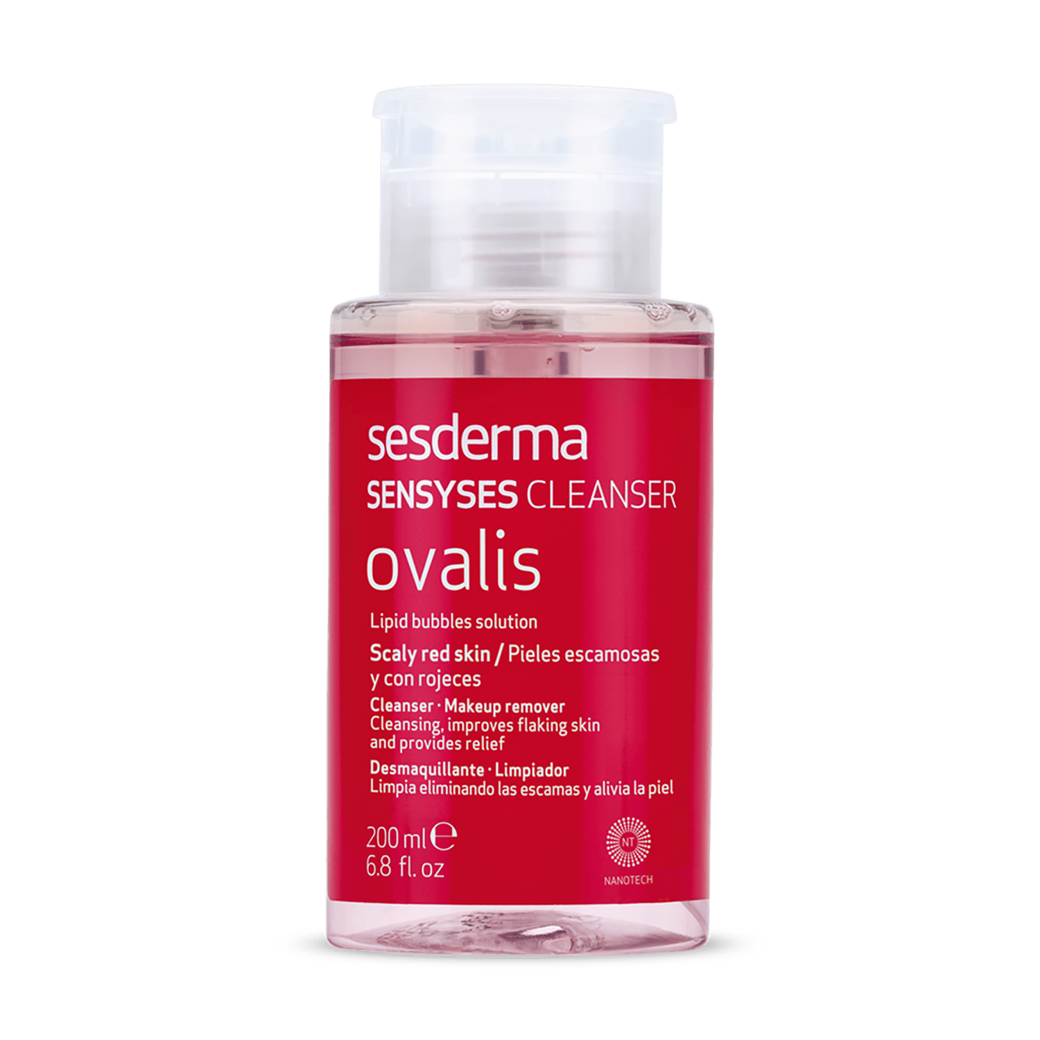 Sensyses Ovalis demachiant, 200ml, Sesderma fotografia produsului View 2 L