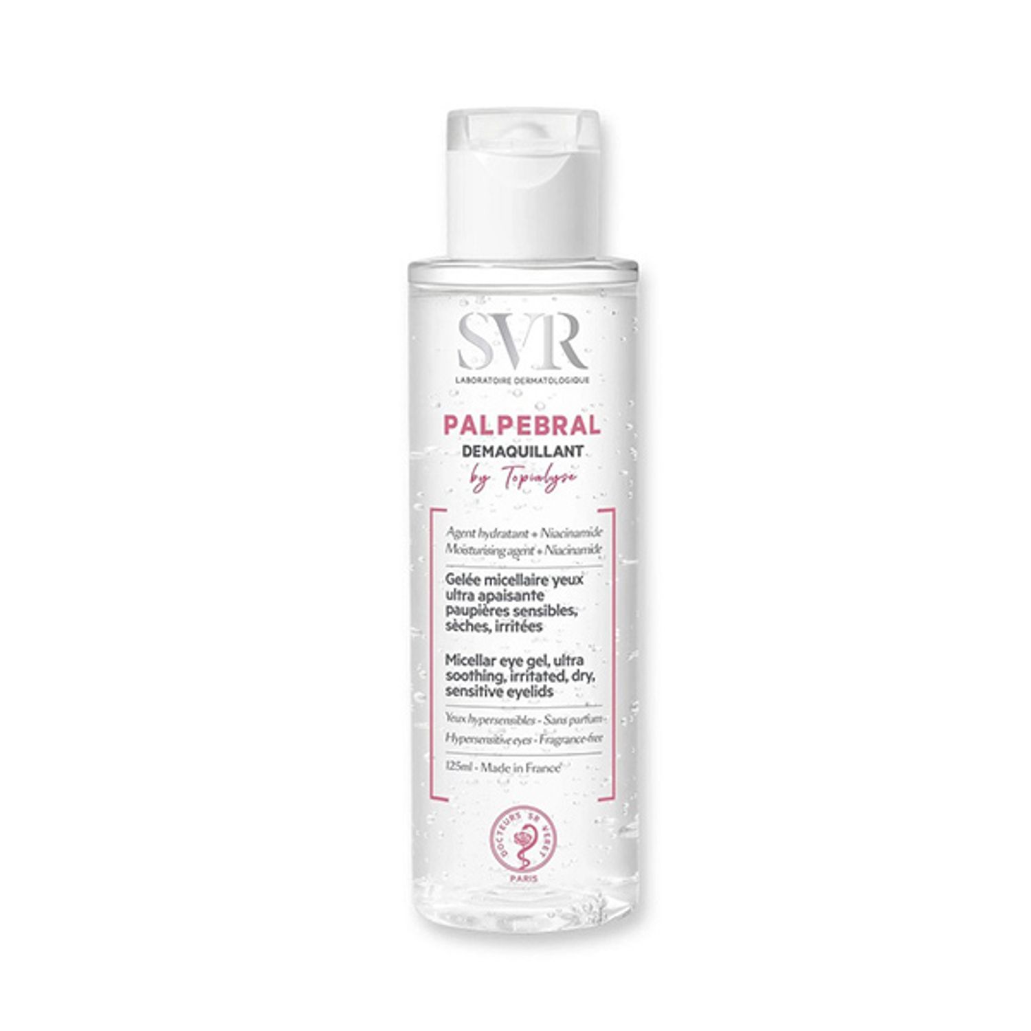 Topialyse Palpebral demachiant, 125ml, SVR fotografia produsului
