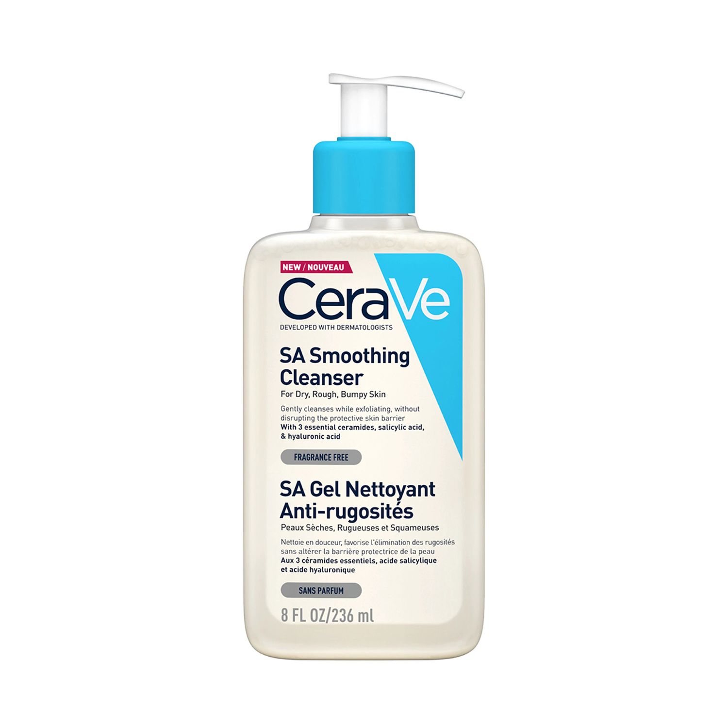 Gel de curatare pentru pielea uscata, aspra, cu rugozitati, 236ml, CeraVe fotografia produsului View 2 L