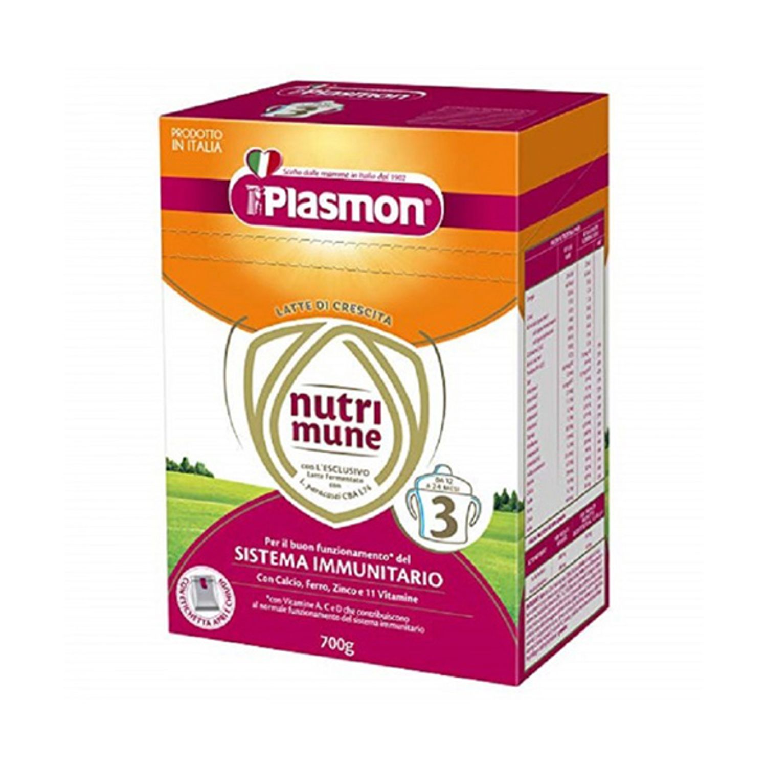 LAPTE PRAF NUTRIMUNE PLASMON 3 700GR Plasmon fotografia produsului