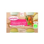 Piure de mere si clementine, 2x130g, Babybio fotografia produsului