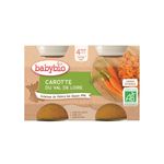 Piure de morcovi, 2x130g, BABYBIO fotografia produsului