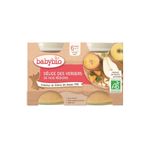 Piure de fructe, 6+ luni, 2 x 130g, Babybio fotografia produsului