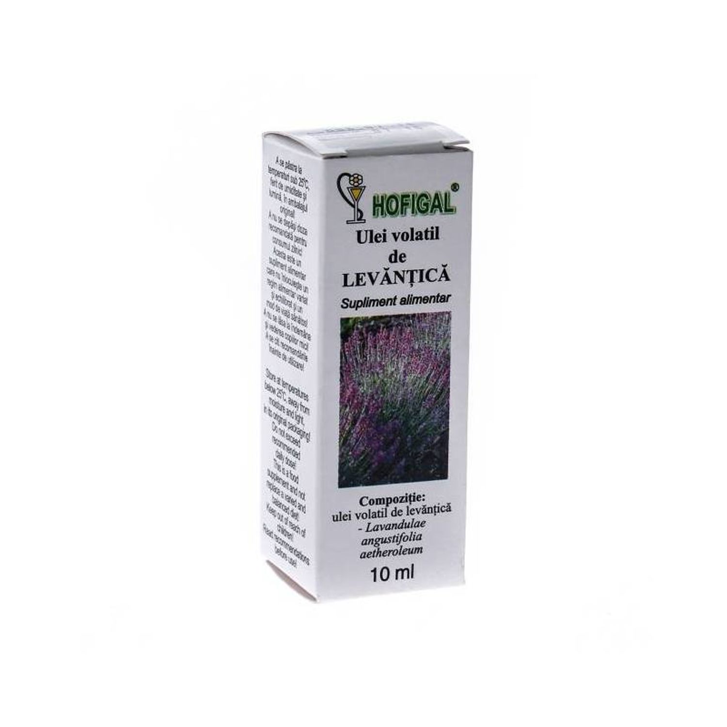 Ulei de levantica, 10ml, HOFIGAL fotografia produsului