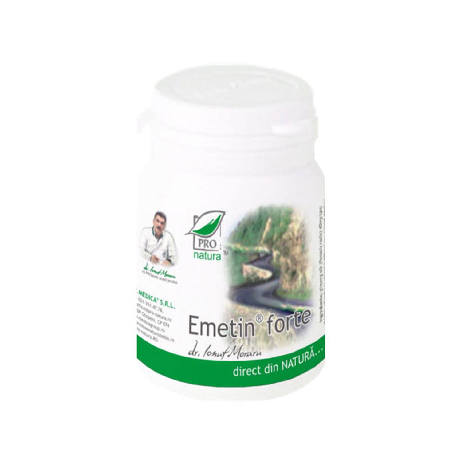 Emetin forte, 60capsule, Pro Natura fotografia produsului
