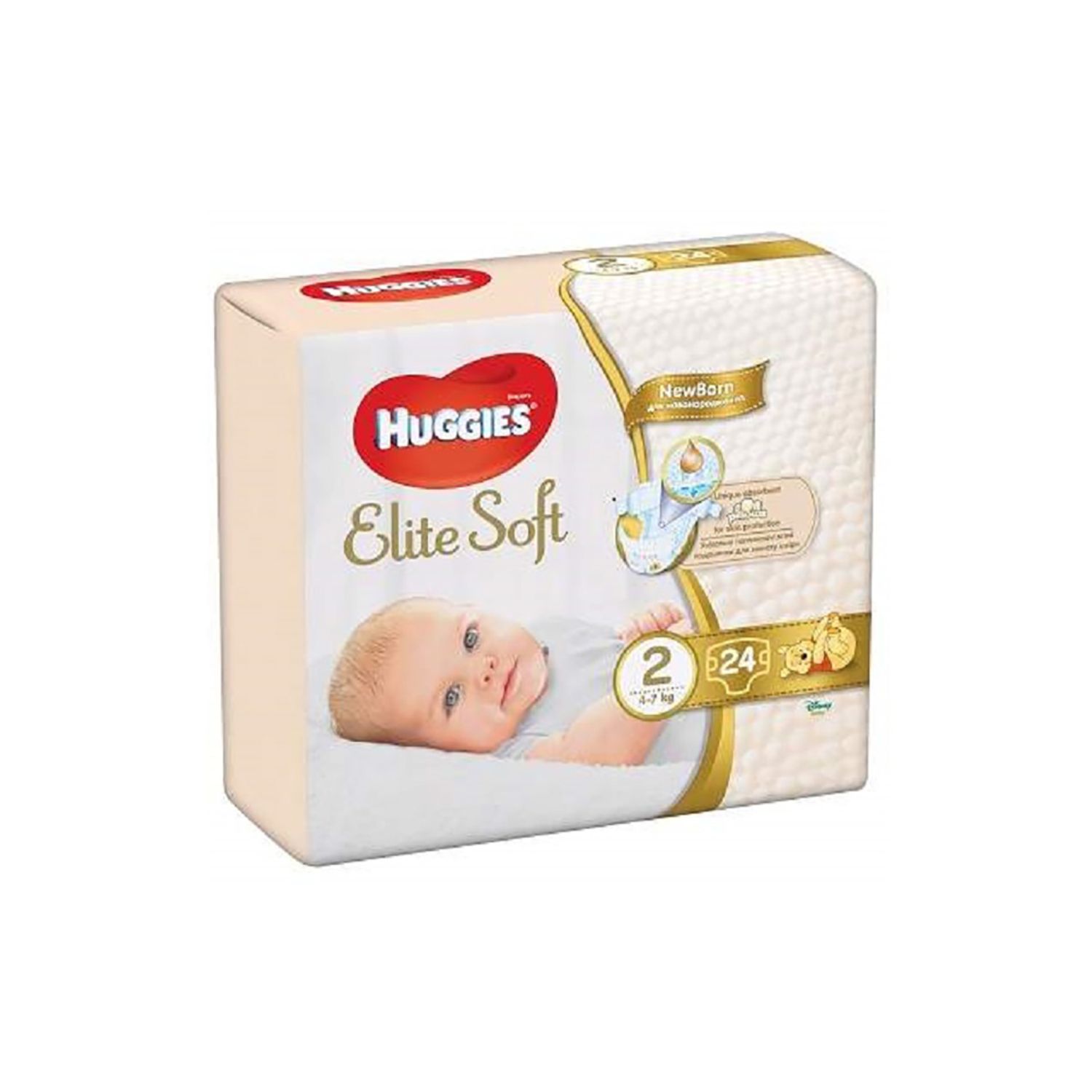 Elite Soft (2), 24buc, (4-7Kg), HUGGIES fotografia produsului