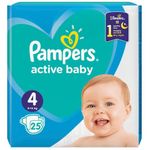 Scutece Active Baby, 9-14kg, 25buc, Pampers fotografia produsului