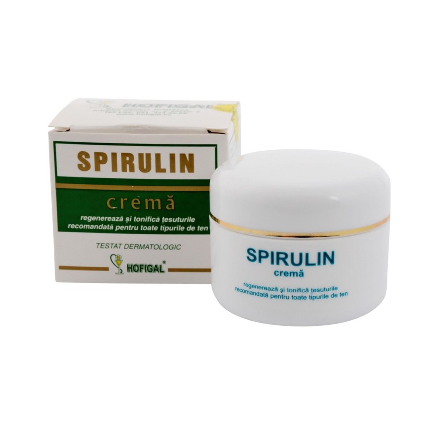 Crema Spirulin, 50gr, HOFIGAL fotografia produsului