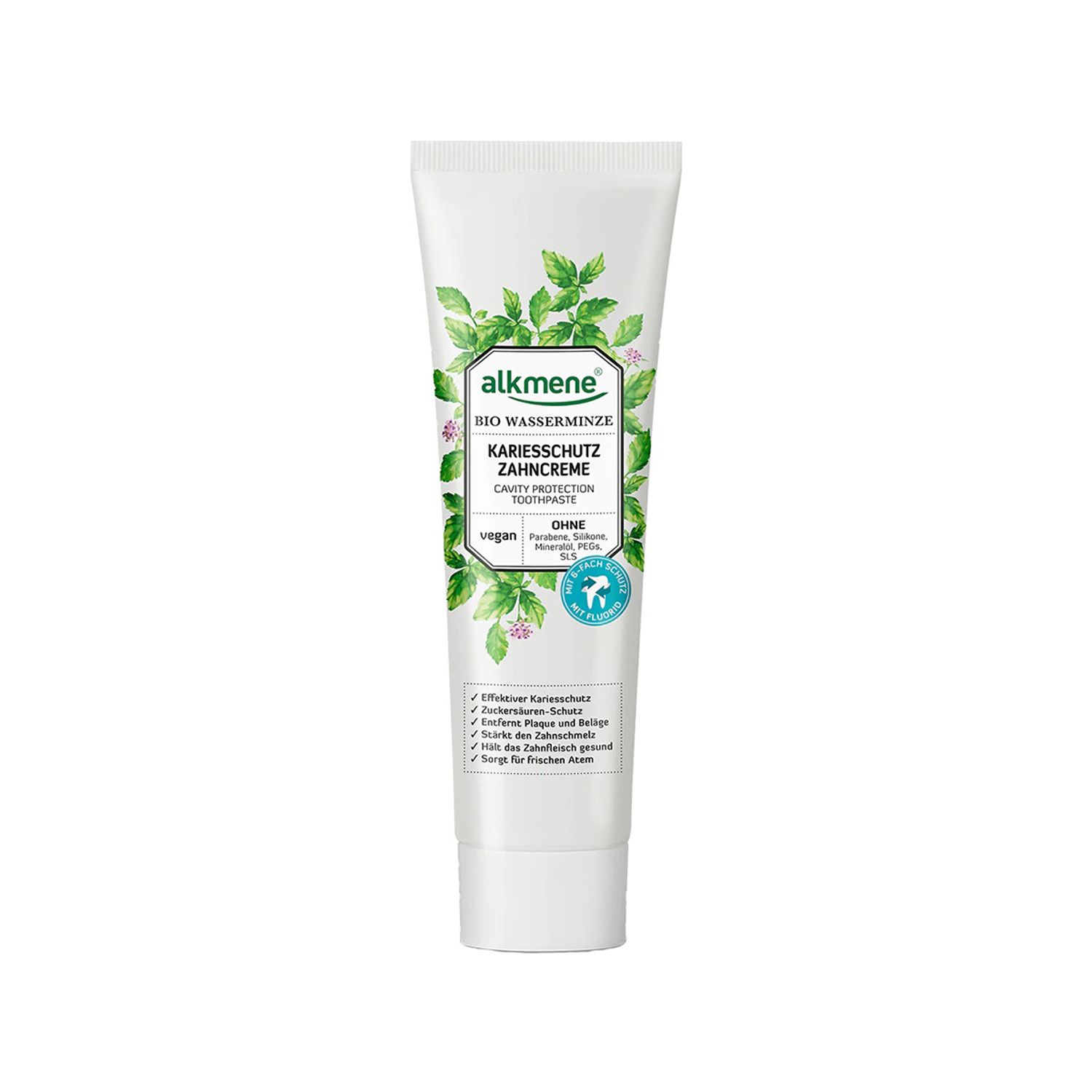 Pasta de dinti BIO menta, 100ml, ALKMENE fotografia produsului
