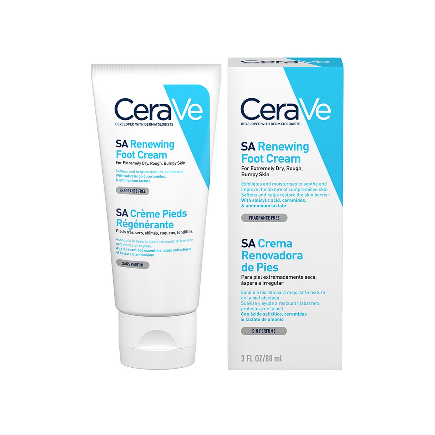 CeraVe SA Crema reparatoare pentru picioare 88ml fotografia produsului