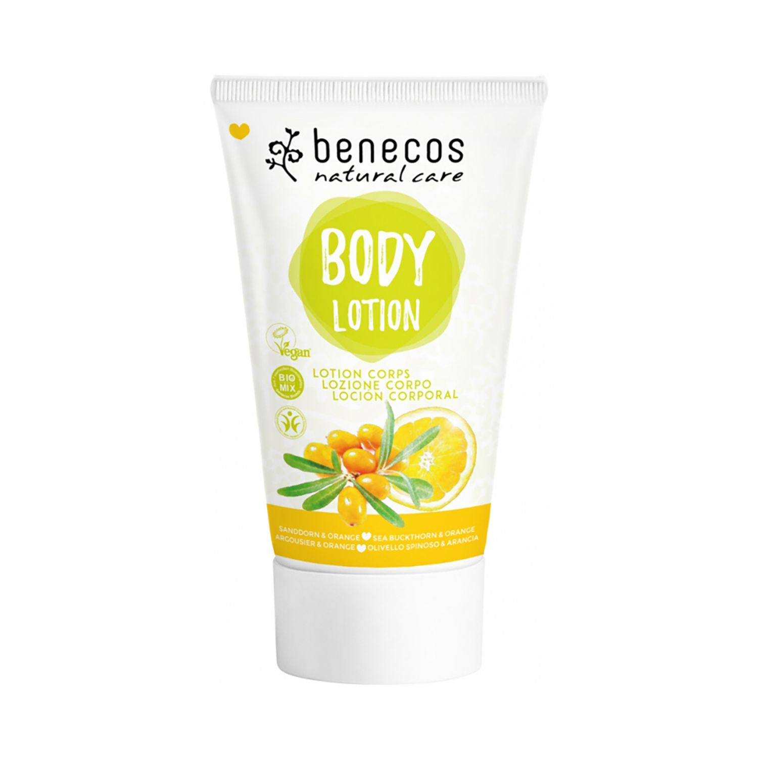 Lotiune de corp catina si portocale, 150 ml - Benecos fotografia produsului