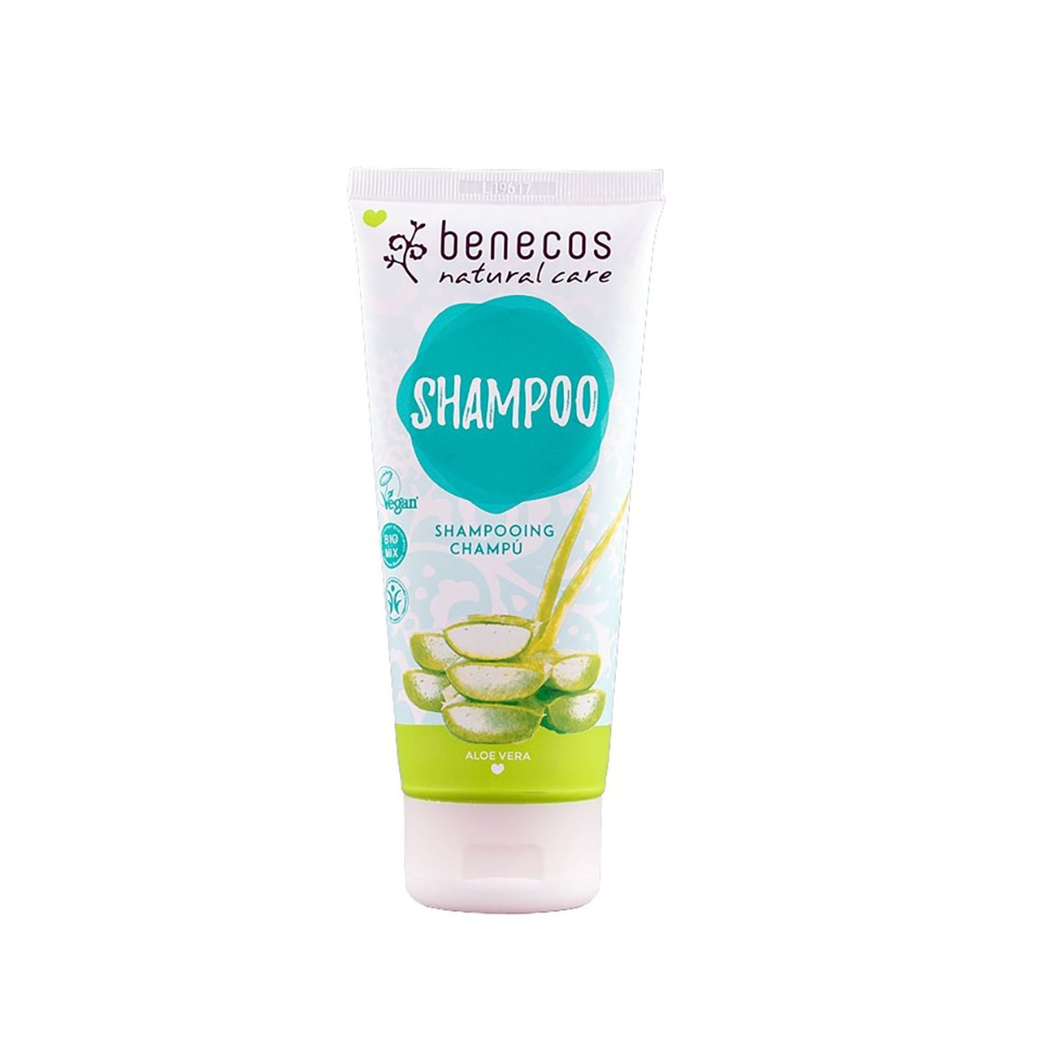 Sampon BIO toate tipurile de par cu aloe vera, 200ml ,Benecos fotografia produsului
