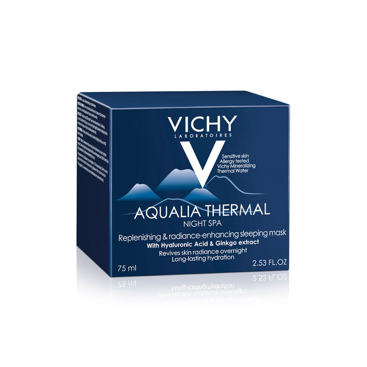 Gel-crema hidratant de noapte cu efect anti-oboseala Aqualia Thermal SPA, 75ml, Vichy фото продукта