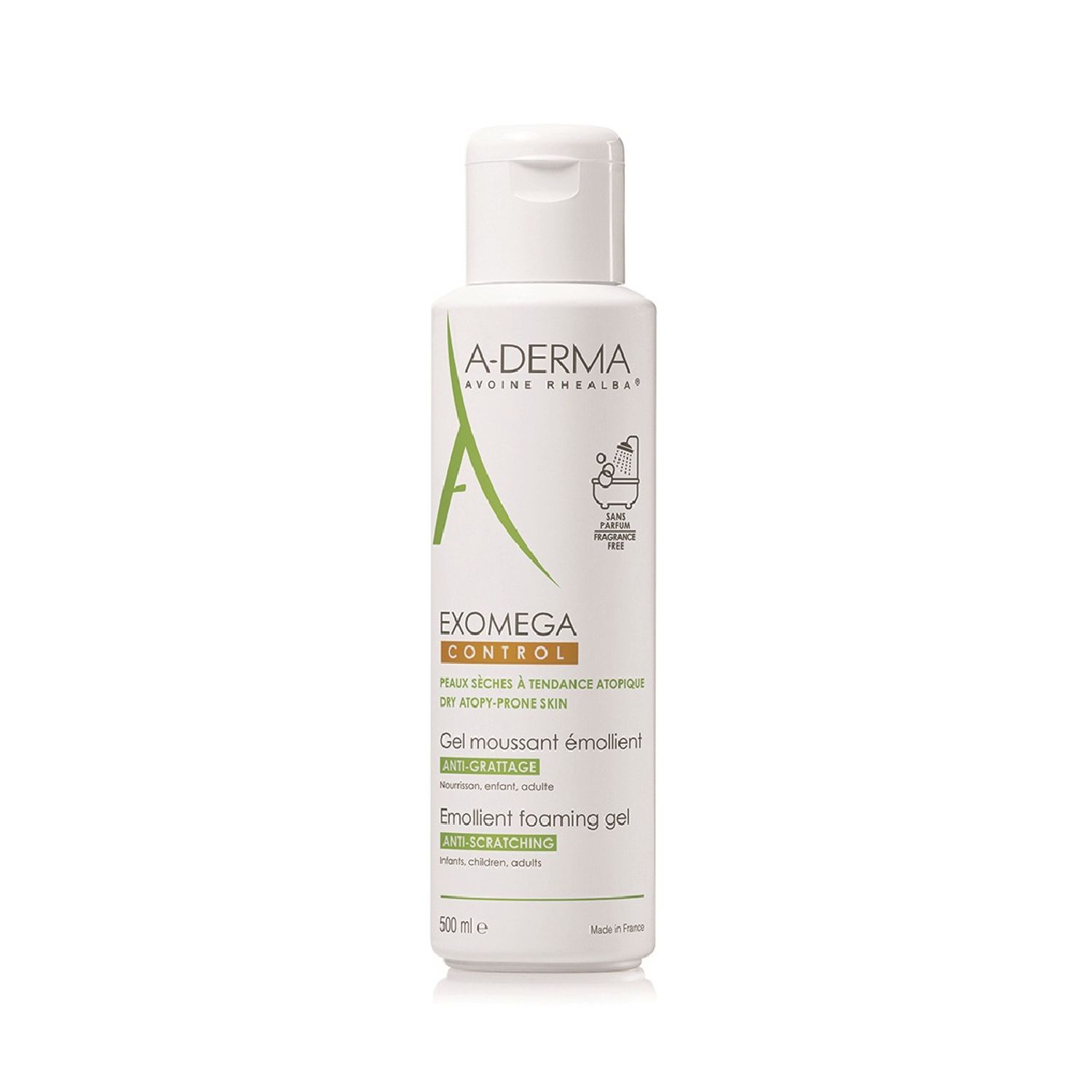 A-Derma Exomega Control gel spumant, 500ml, A-Derma fotografia produsului