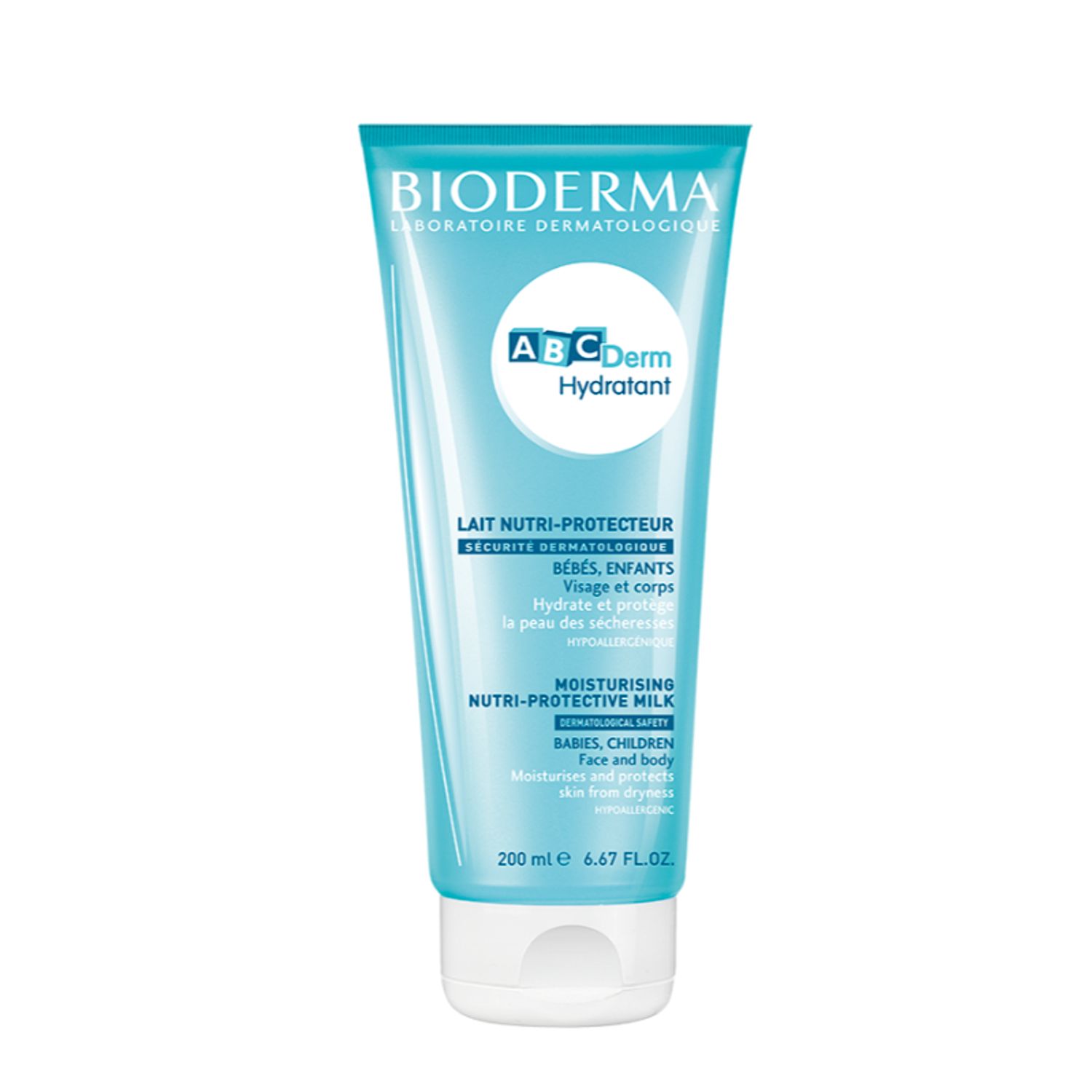 ABCDerm lapte hidratant, 200ml, Bioderma фото продукта