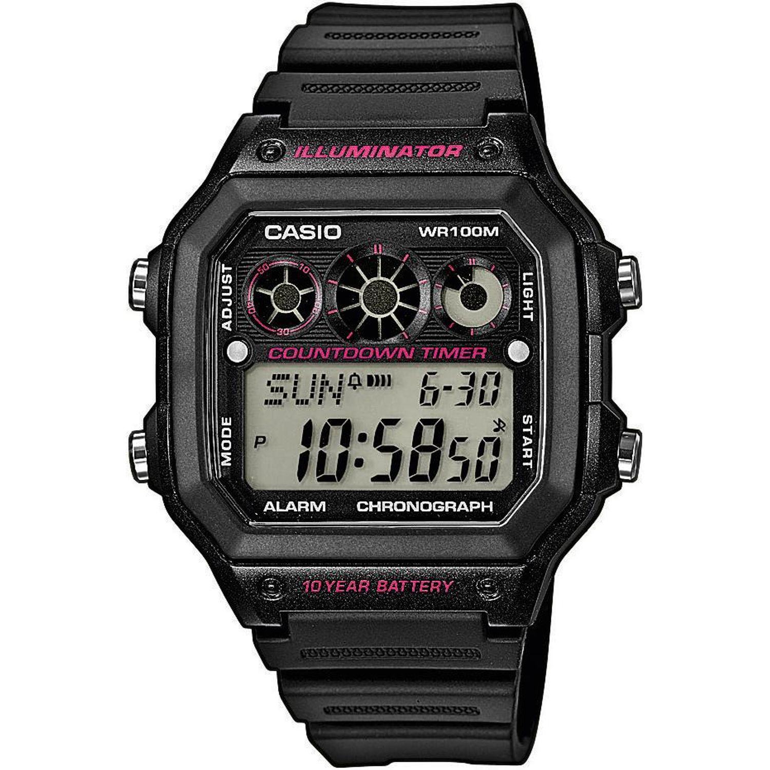 Ceas Casio YOUTH DIGITAL AE-1300WH-1A2 fotografia produsului