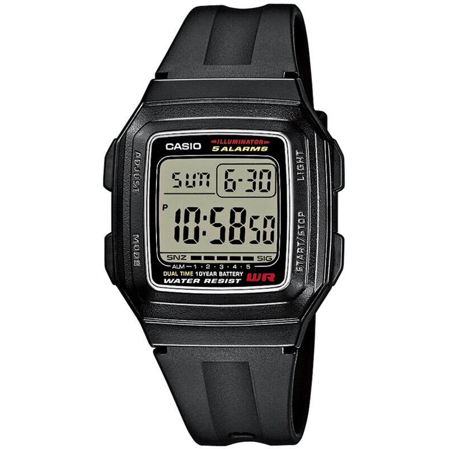 Ceas Casio COLLECTION F-201WA-1A fotografia produsului
