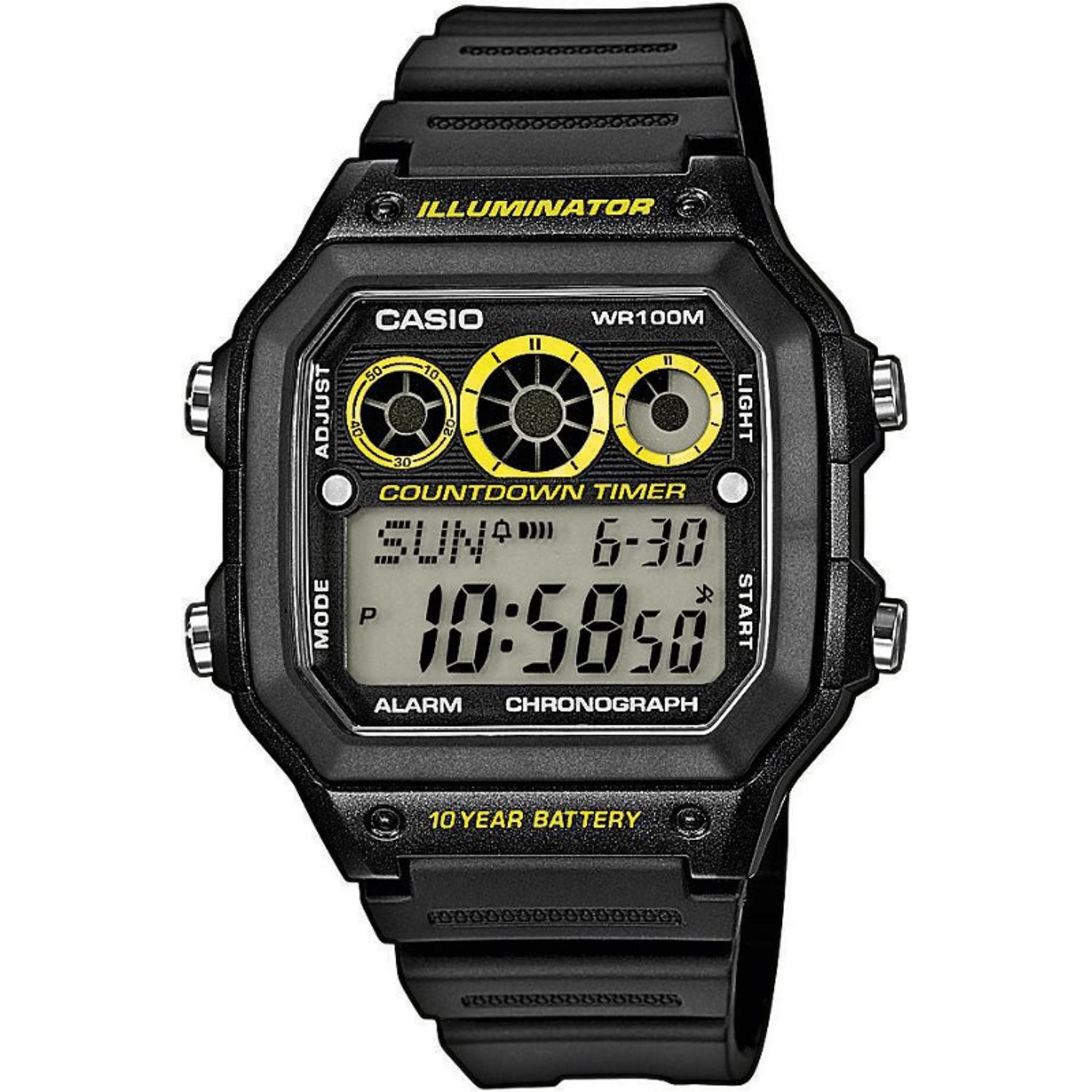 Ceas Casio YOUTH DIGITAL AE-1300WH-1A fotografia produsului
