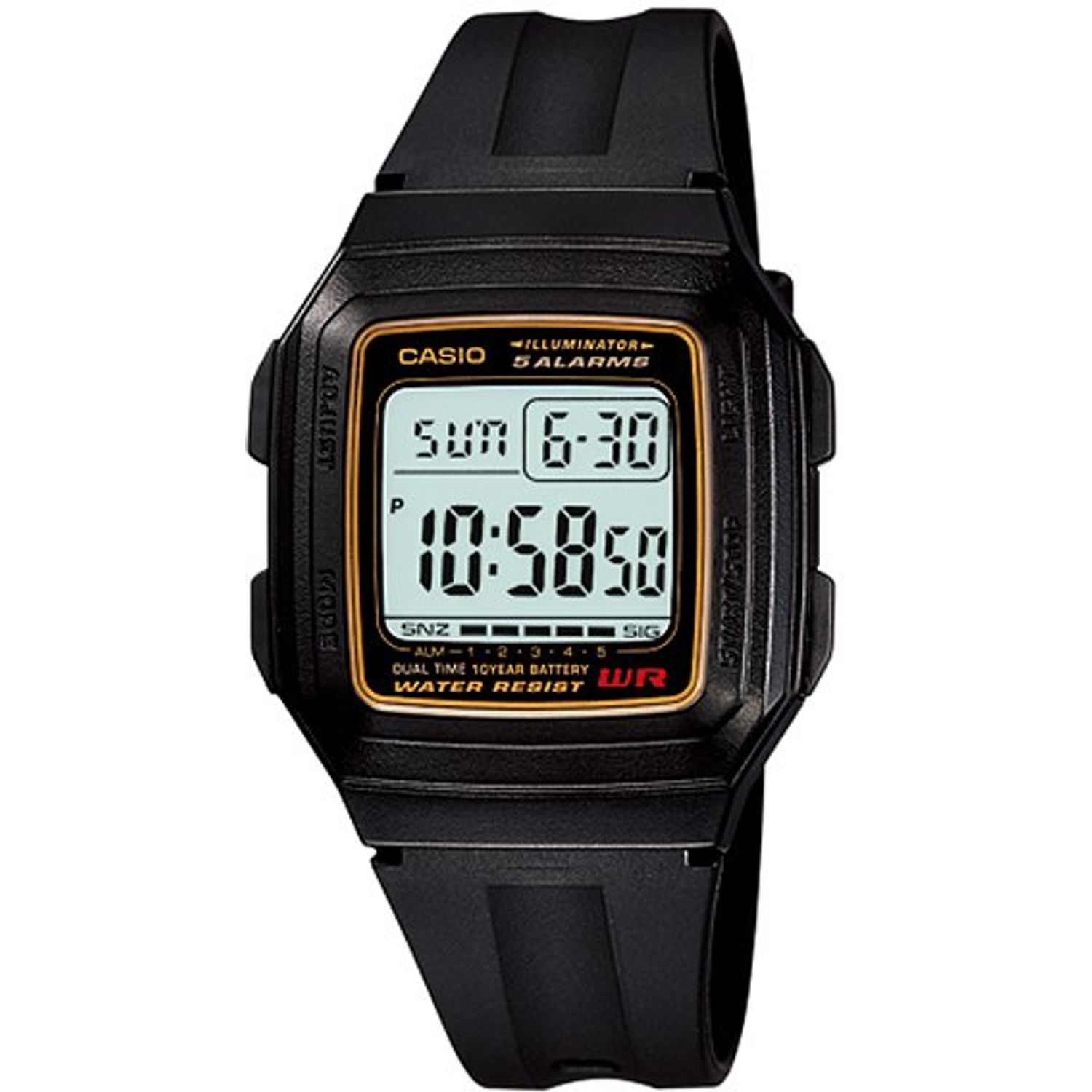 Ceas Casio COLLECTION F-201WA-9A fotografia produsului