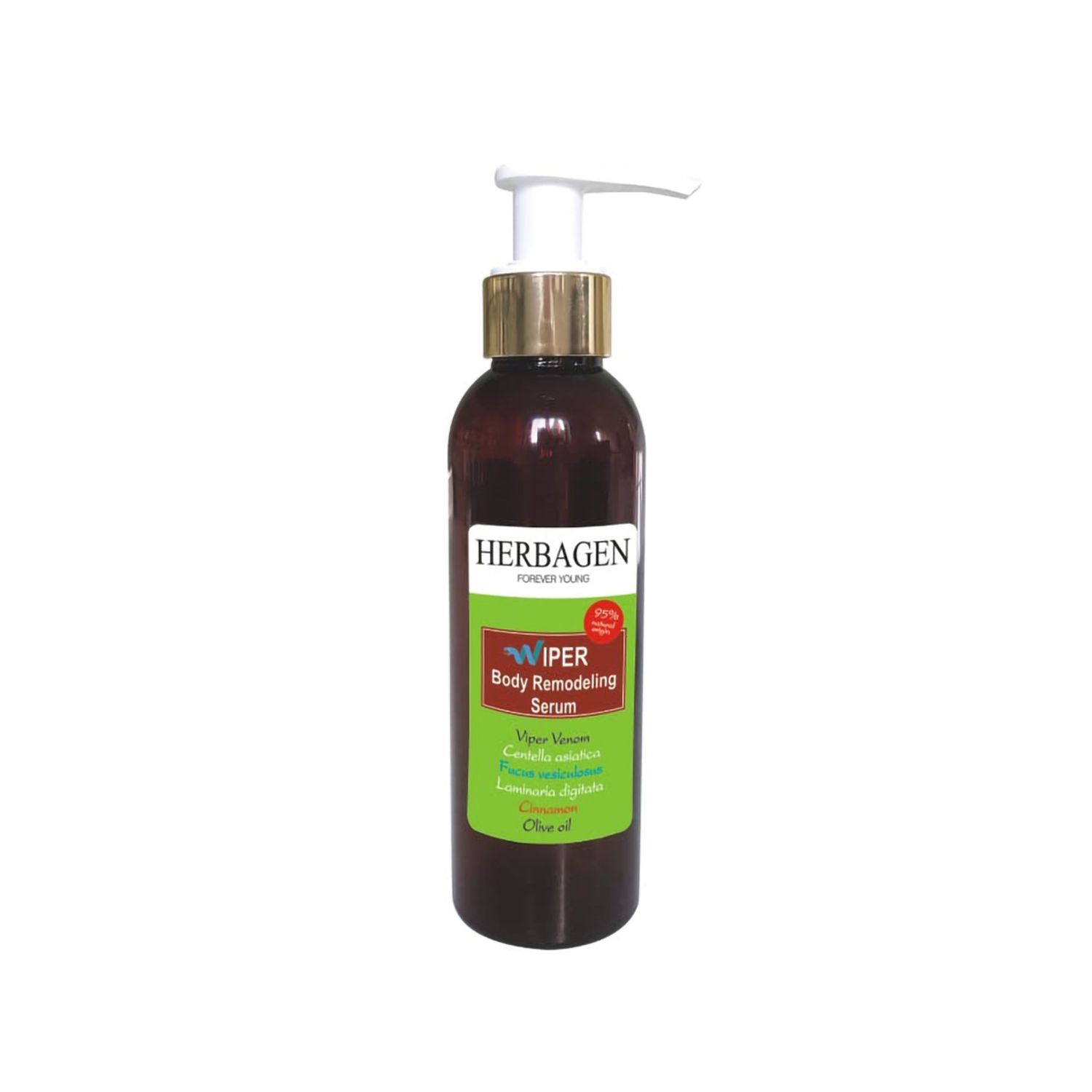 Ser remodelant corporal, cu venin de vipera,95% natural, 150gr, HERBAGEN fotografia produsului