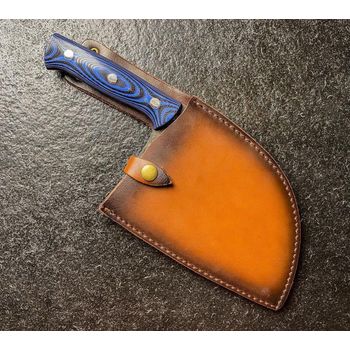 Cutitul bucatarului Sarbesc Mad Bull, otel carbon, lama 18 cm