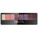 Paleta Profesionala de Farduri EVELINE Modern Glam Eyeshadow Palette, 8 nuante fotografia produsului