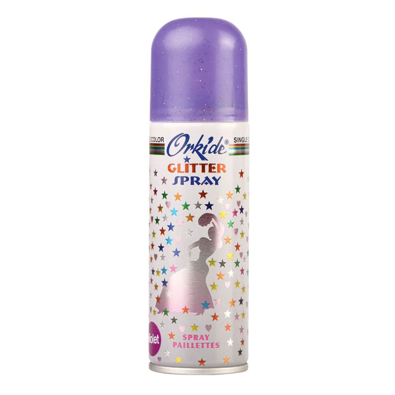 Spray Stralucitor VIOLET Pentru Par sau Corp Orkide Glitter Spray, 90 ml fotografia produsului