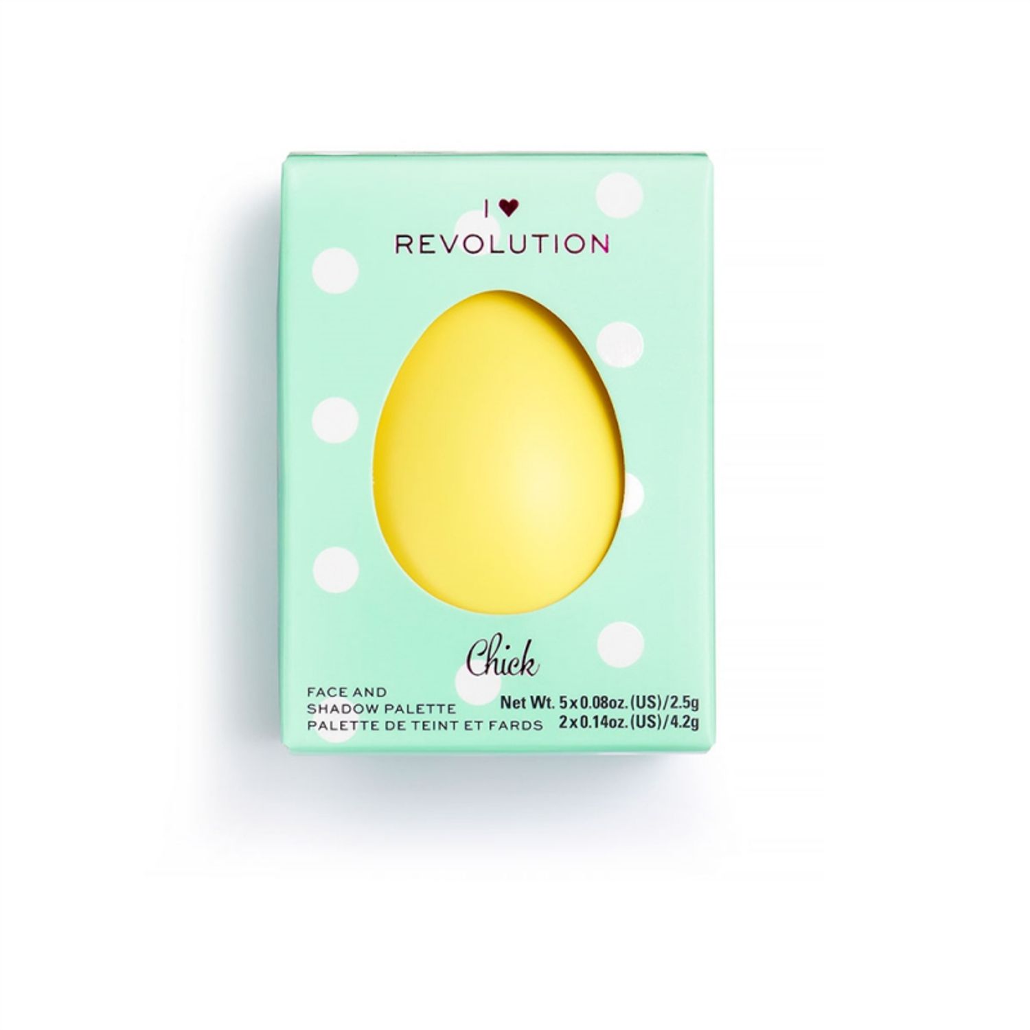 Paleta machiaj Makeup Revolution I     Revolution Easter Egg Face and Shadow Palette, Chick fotografia produsului View 3 L