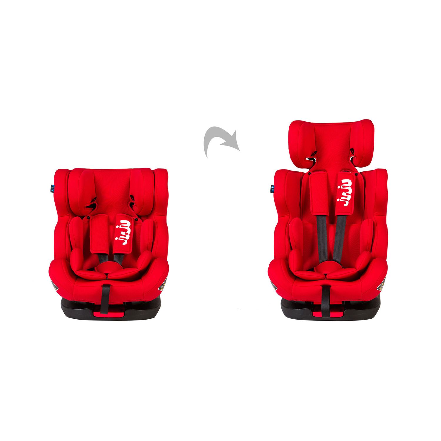 Scaun Auto Juju Complete rotativ 360, Rosu fotografia produsului View 7 L